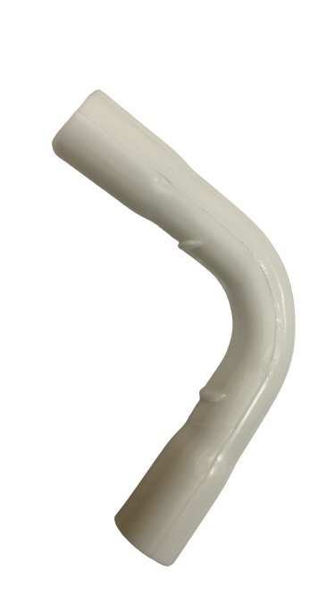 White PVC Bend